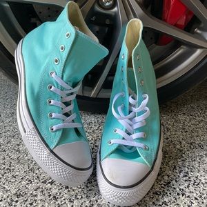 Men’s Converse High Tops Aqua Size 12